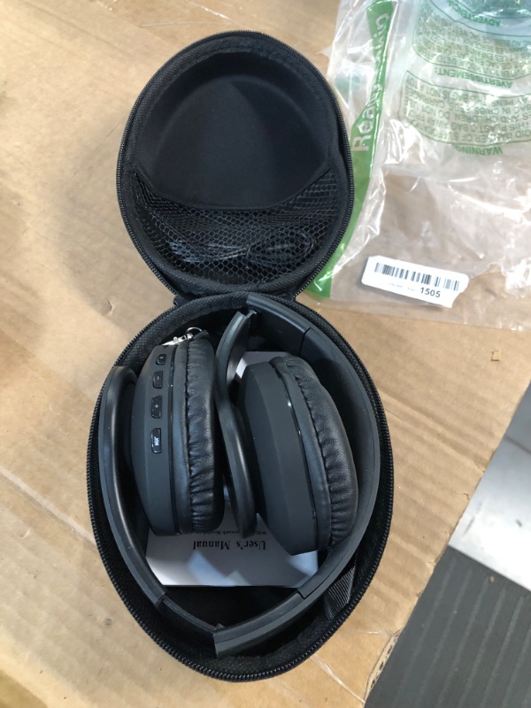 Photo 2 of ZINHIO Wireless Bluetooth Headphones Over-Ear with Deep Bass