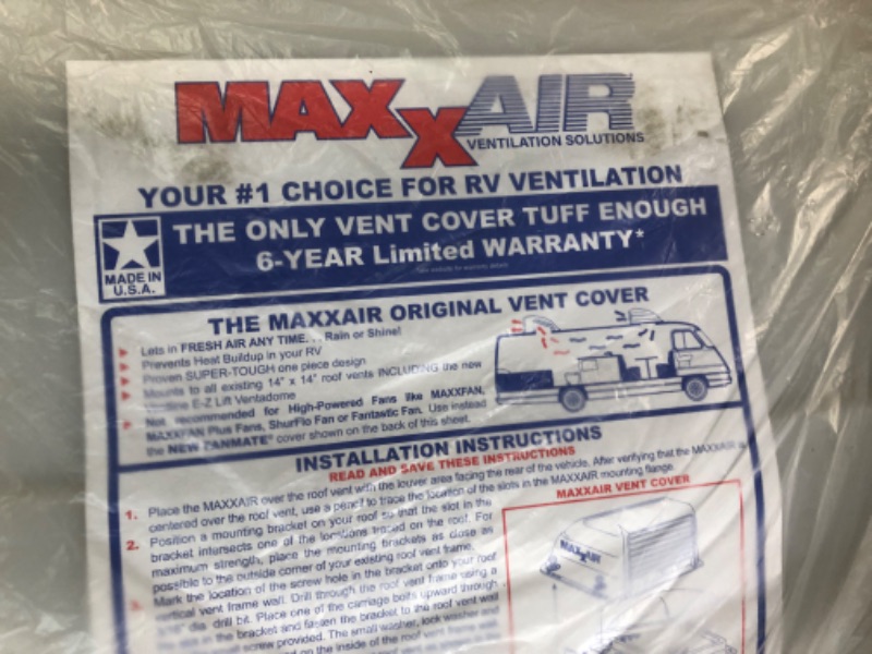 Photo 4 of MAXXAIR 00-933066 Original Vent Cover-White