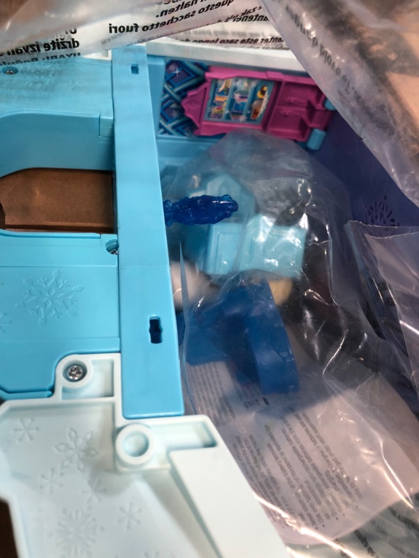 Photo 3 of Disney Frozen Toys, Fisher-Price Little People Toddler Playset With Elsa & Olaf Toys Lights & Music, Elsa's Ice Palace, Frustration-Free Packaging SIOC/FFP