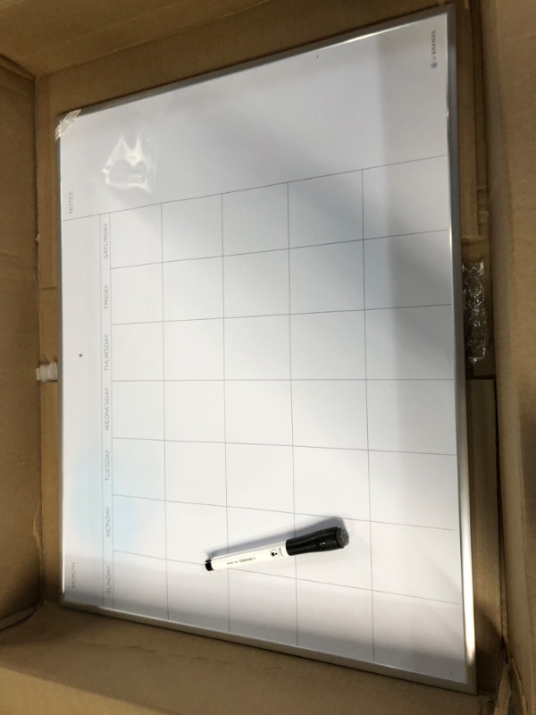 Photo 2 of U Brands Magnetic Monthly Calendar Dry Erase Board, 16 x 20 Inches *LOOKS BRAND NEW*