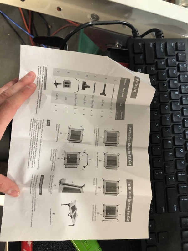 Photo 2 of **MISSING 2 LEGS PARTS ONLY**
pet cot generic