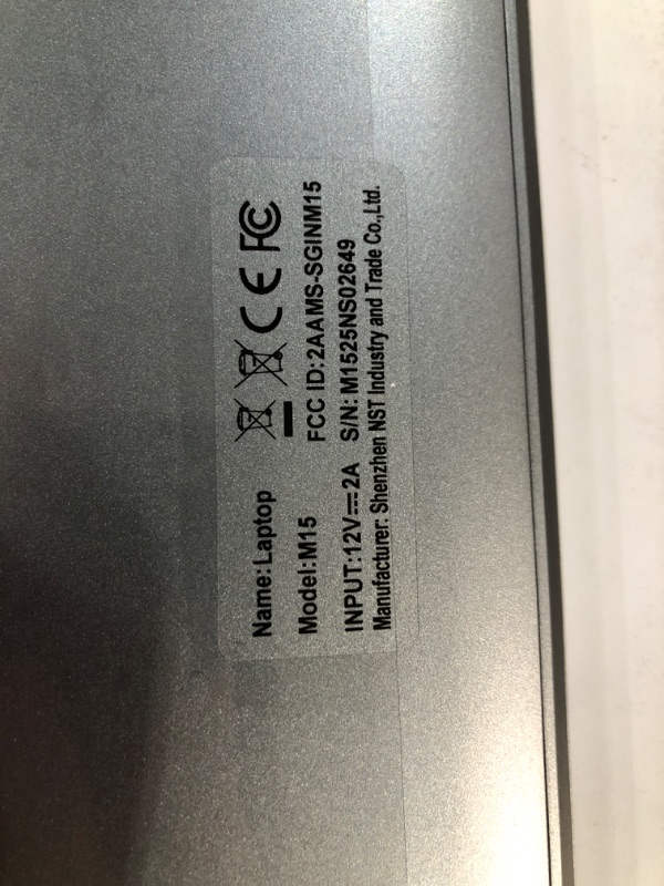 Photo 5 of USED: SGIN Laptop 15.6 Inch, 4GB DDR4 128GB SSD Windows 11 Laptops with Intel Celeron N4020C(up to 2.8 GHz), Intel UHD Graphics 600, Mini HDMI, WiFi, Webcam, USB3.0, Bluetooth 4.2 4GB RAM 128GB SSD