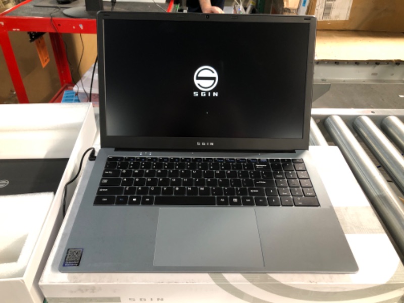 Photo 1 of USED: SGIN Laptop 15.6 Inch, 4GB DDR4 128GB SSD Windows 11 Laptops with Intel Celeron N4020C(up to 2.8 GHz), Intel UHD Graphics 600, Mini HDMI, WiFi, Webcam, USB3.0, Bluetooth 4.2 4GB RAM 128GB SSD