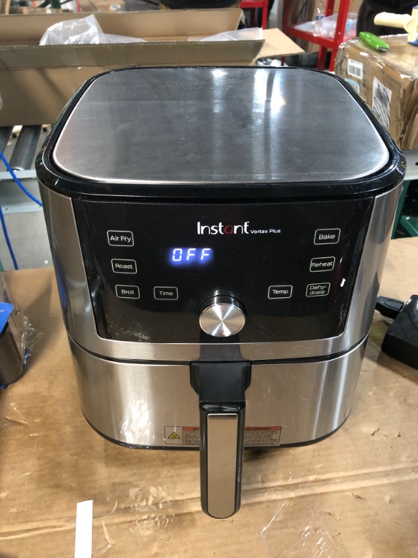 Photo 2 of Instant Vortex Plus Air Fryer Oven, 6 Quart, From the Makers of Instant Pot, 6-in-1, Stainless Steel 6QT Vortex Plus