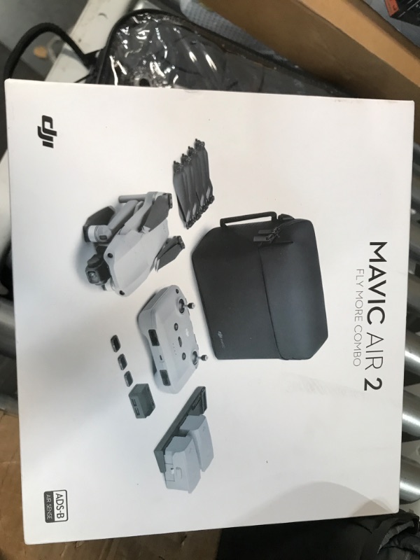 Photo 3 of DJI Mavic Air 2 Fly More Combo - Drone Quadcopter UAV with 48MP Camera 4K Video 8K Hyperlapse 1/2" CMOS Sensor 3-Axis Gimbal 34min Flight Time ActiveTrack 3.0 Ocusync 2.0, Gray