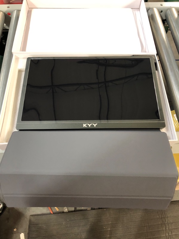 Photo 4 of **USED/SEE NOTES** KYY 4K Portable Monitor 15.6'' 3840x2160 UHD USB-C Monitor, 100% Adobe RGB, 400cd/? Grey