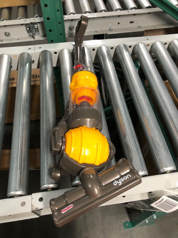 Photo 1 of Casdon Dyson Ball | Miniature Dyson Ball Replica Grey/Yellow 7 x 7.5 x 24.8 inches
