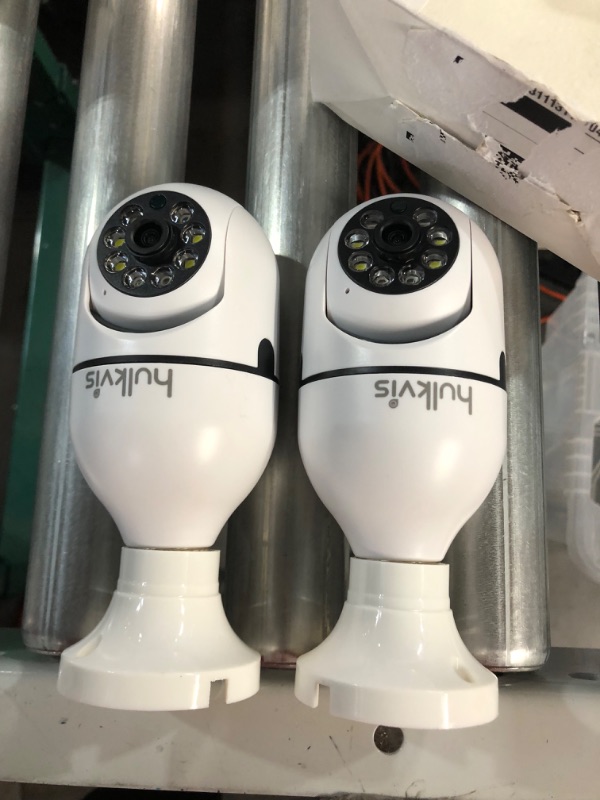 Photo 1 of Wireless WiFi Light Socket Bulb Security Camera White