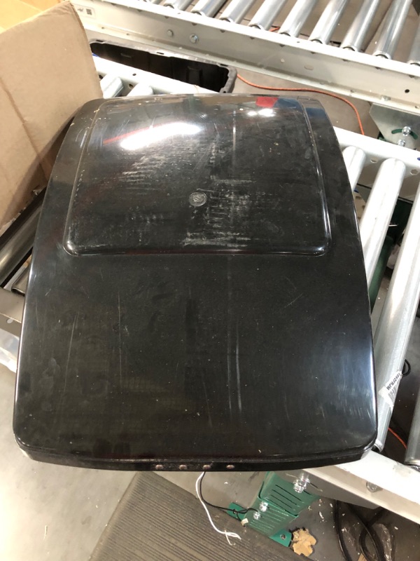 Photo 1 of MAXXAIR 0007500K MaxxFan Smoke Grey Deluxe Remote Fan Lid 14.76" L x 12.75" W x 5.23" H