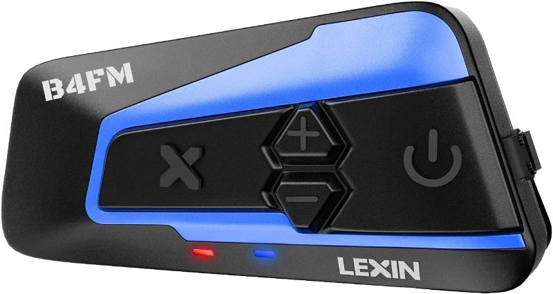 Photo 1 of LEXIN 1pcs B4FM 10 Riders Motorcycle Bluetooth Headset Single Pack 4.72 x 5.91 x 1.97 inches