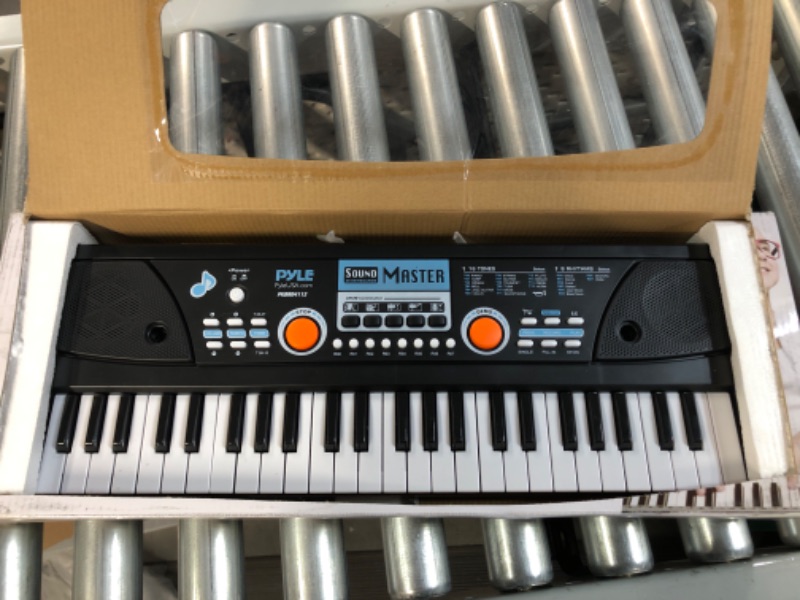 Photo 2 of Digital Electronic Musical Keyboard - Microphone - Pyle PKBRD4112 Black 49 Keys Keyboard 20.87 x 7.09 x 2.13 inches
