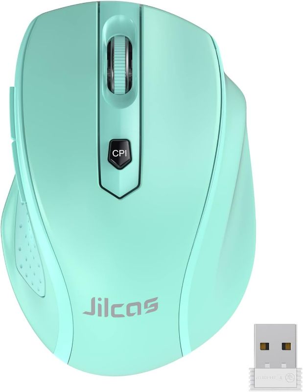 Photo 1 of Ergonomic Vertical Mouse, Wireless 2.4GHz Rechargeable Ergonomic Vertical Mouse\ SEEMS NEW