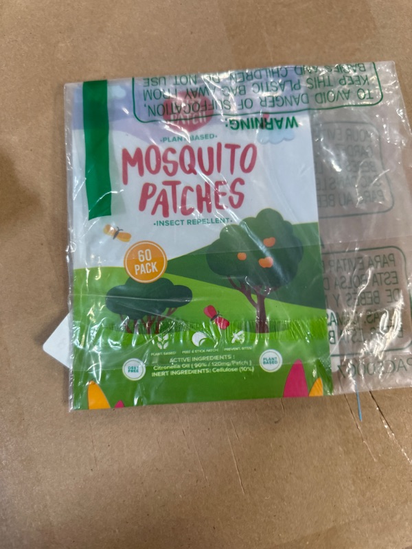 Photo 2 of BuzzPatch Mosquito Patch Stickers for Kids (60 Pack) - The Original All Natural, Plant Based Ingredients, Non-Toxic, DEET Free, Citronella Essential Oil Insect Patch, for Toddlers, Kids 1