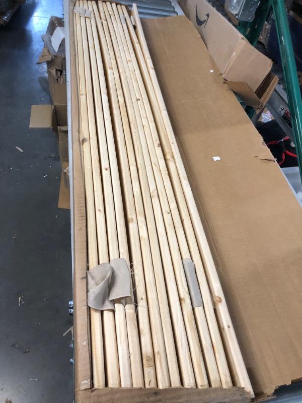 Photo 2 of **USED**Mayton 0.75-Inch Standard Mattress Support Wooden Bunkie Board/Slats, Queen, Beige, Regular Queen Standard Slat