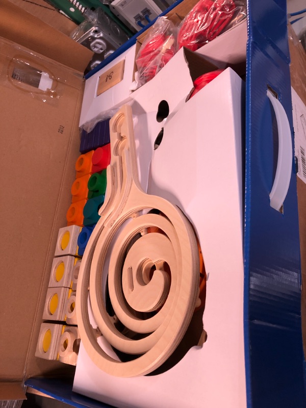 Photo 2 of Hape Quadrilla Wooden Marble Run Construction