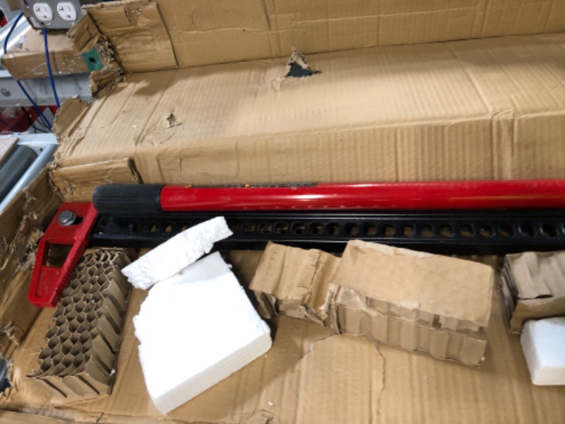 Photo 4 of BIG RED TR6501B Torin 48" Ratcheting Off Road Utility Farm Jack, 3 Ton (6,000 lb) Capacity, Red