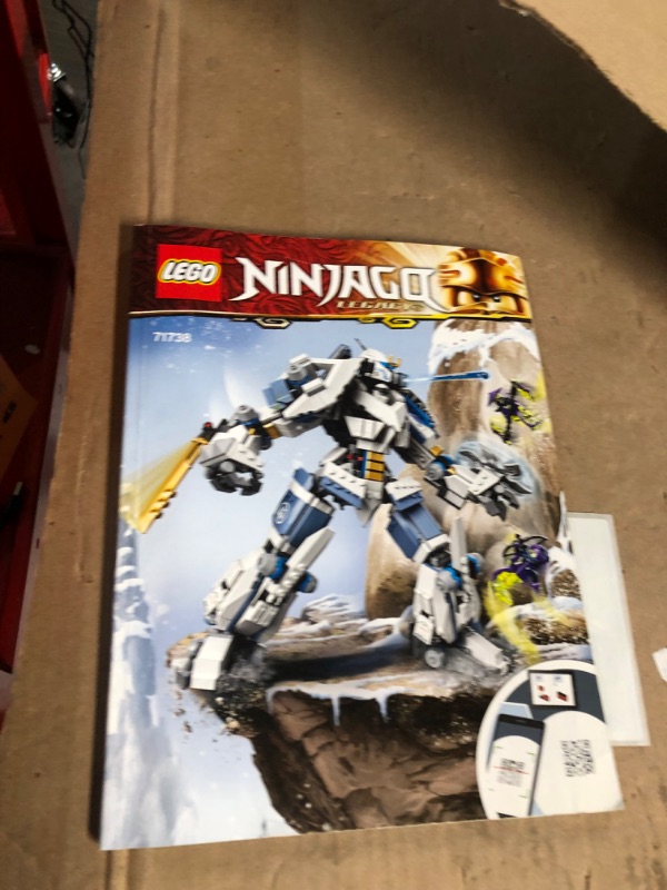 Photo 4 of LEGO Ninjago Zane's Titan Mech Battle 71738 Building Toy Set for Kids, Boys, and Girls Ages 9+ (840 Pieces) Standard Packaging