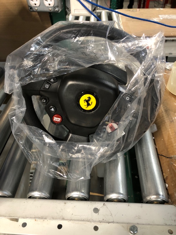 Photo 2 of **PARTS ONLY**GAS PEDAL BROKEN**Thrustmaster T80 Ferrari 488 GTB Edition Racing Wheel PS4