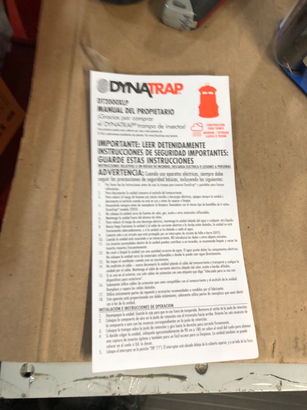 Photo 1 of DynaTrap DT2000XLPSR Large Mosquito & Flying Insect Trap – Kills Mosquitoes, Flies, Wasps, 