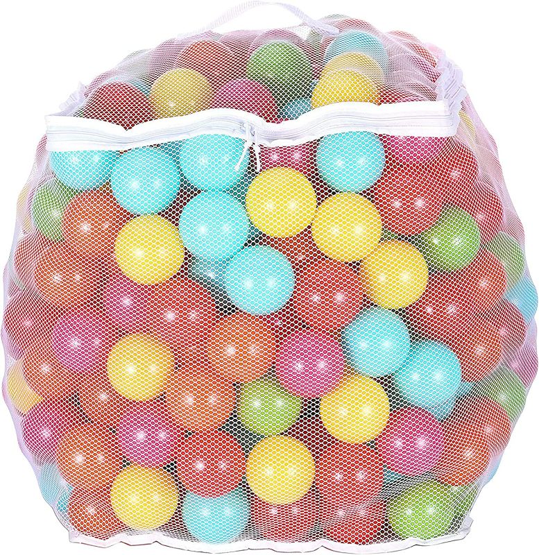 Photo 2 of BalanceFrom 23Inch Phthalate Free BPA Free NonToxic crush Proof Play Balls Pit Balls 6 Bright col