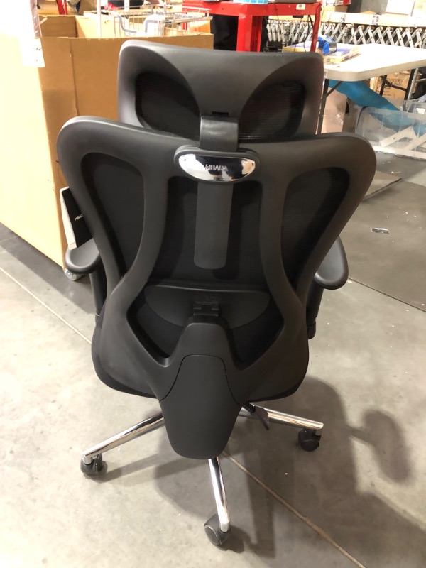 Photo 3 of *USED/NO PACKAGING.SEE NOTES*** **Hbada E1C Ergonomic Office Chair, Rotating Up/Down Lumbar Support, Large Angle Tilt Back, 