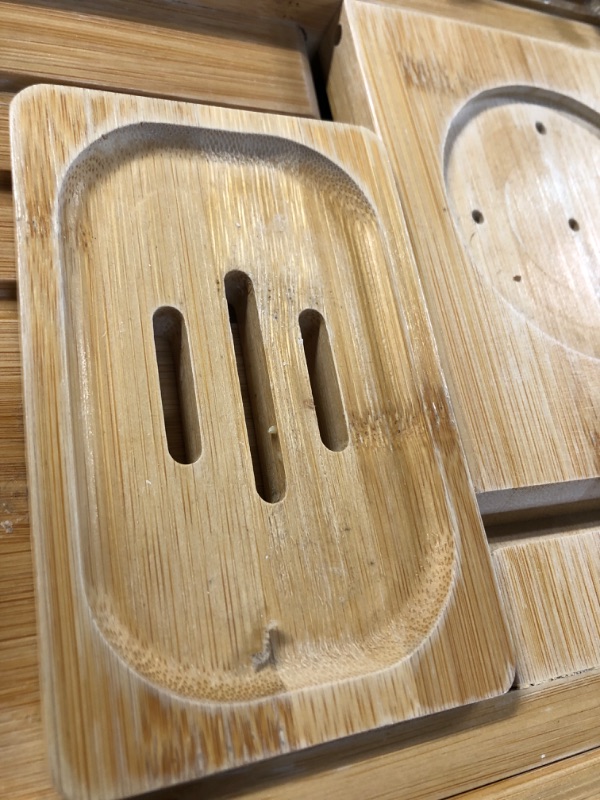 Photo 3 of [USED] Bamboo Expandable Bathtub Caddy 