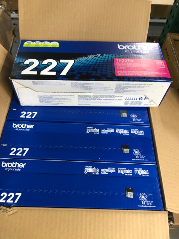 Photo 5 of Brother GenuineHigh Yield Black/Cyan/Magenta/Yellow Toner Cartridge Set