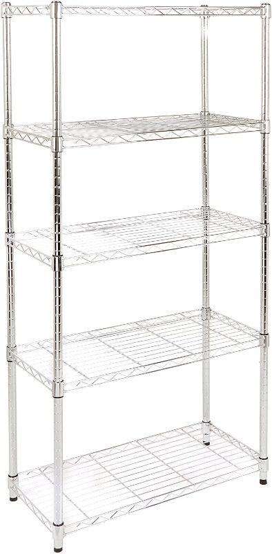 Photo 1 of *BRAND NEW* Amazon Basics 5-Shelf Adjustable, Heavy Duty Storage Shelving Unit