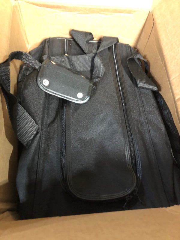 Photo 2 of *USED* Amazon Basics Soft-Sided Mesh Pet Travel Carrier, Black & Unscented Standard 