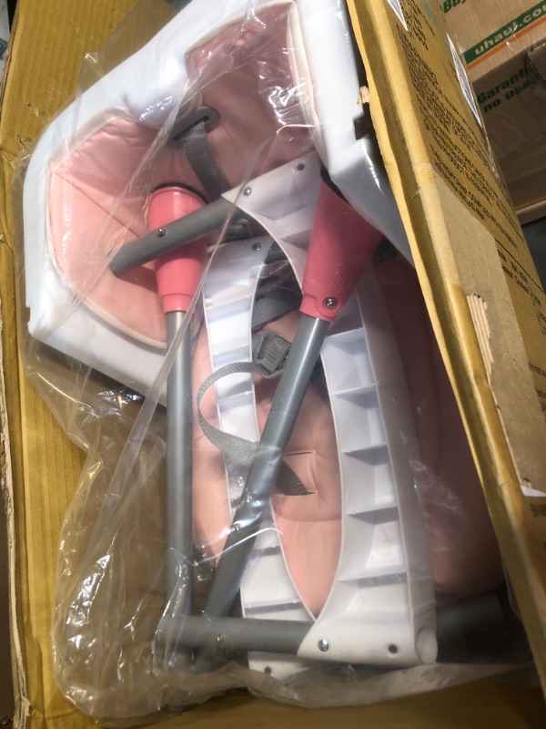 Photo 1 of *GOOD CONDITION* Dream On Me Portable 2-in-1 Tabletalk High Chair, Convertible Compact High Chair Pink 