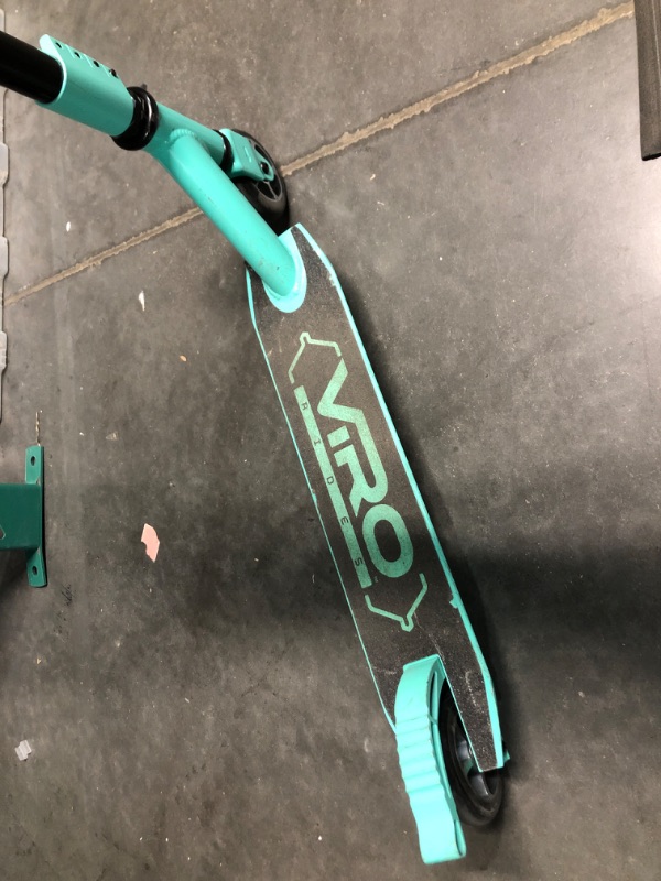 Photo 2 of *USED* *SEE NOTES* Viro Rides VR 230 Attitude Stunt Scooter, Teal