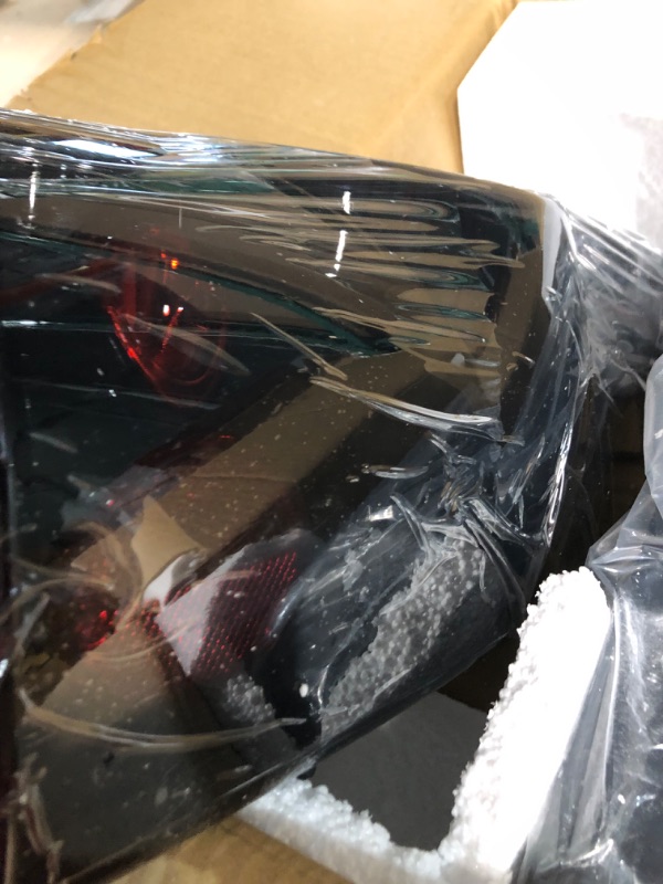 Photo 3 of *BRAND NEW* Winjet Tail Lights Assembly Pickup Brake Rear Lamps Glossy Black/Clear Lens