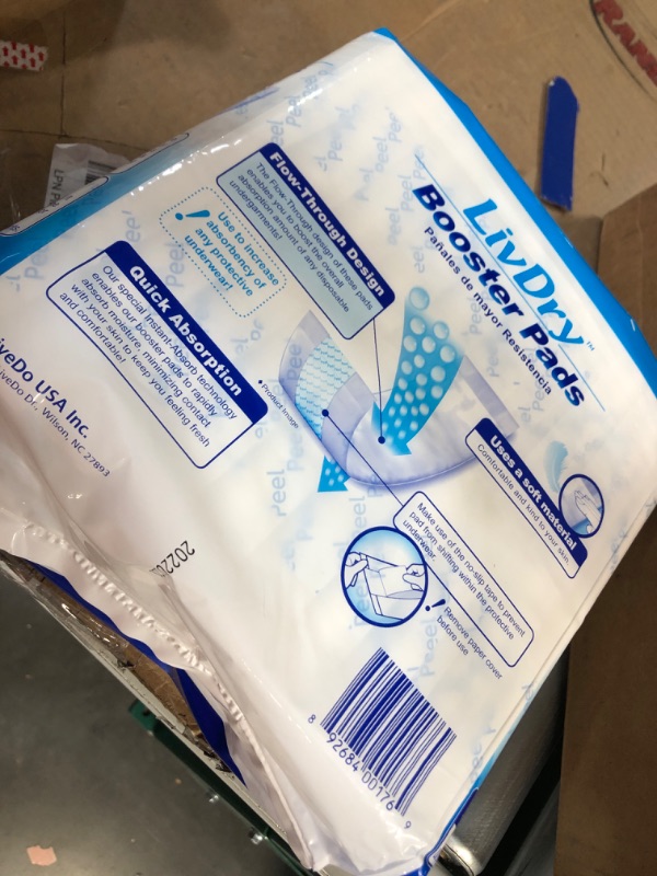 Photo 2 of *BRAND NEW* Incontinence Booster Pads by LivDry | Extra Absorbent Protection for Adults