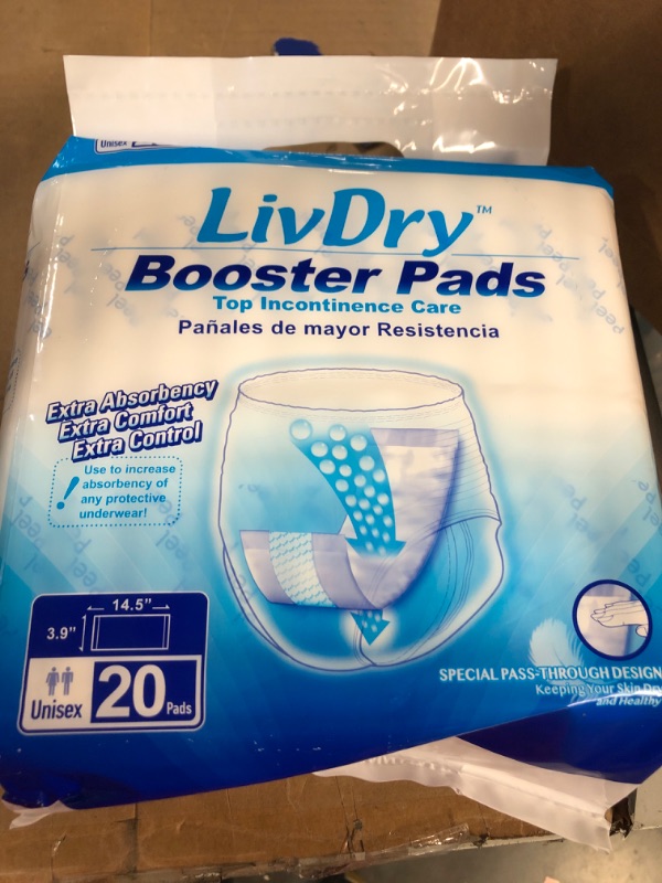 Photo 3 of *BRAND NEW* Incontinence Booster Pads by LivDry | Extra Absorbent Protection for Adults