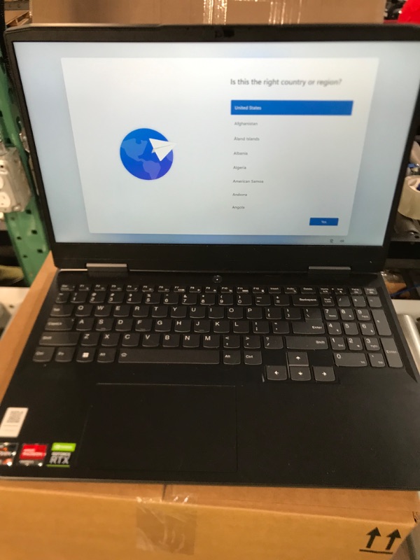 Photo 5 of Lenovo IdeaPad Gaming 3 15 Laptop 15.6" FHD IPS 120Hz (DC dimmer) 5 5600H 16GB RAM 1TB SSD GeForce RTX 3050 Ti 4GB Backlit USB-C Win11 Black 
