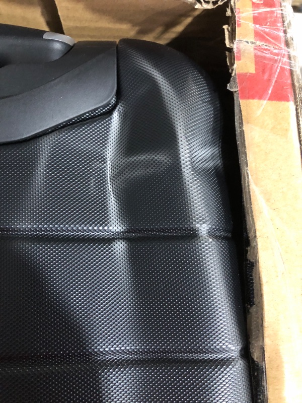 Photo 4 of **USED** BACK CORNER IS BENTED** Wrangler Smart Luggage Set with Cup Holder and USB Port, Black, 2 Piece 