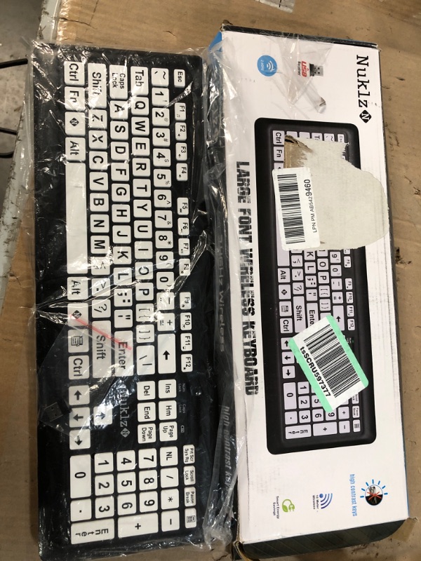 Photo 3 of Nuklz N Magnus 325 | Wireless Large Print Full Size Computer Keyboard