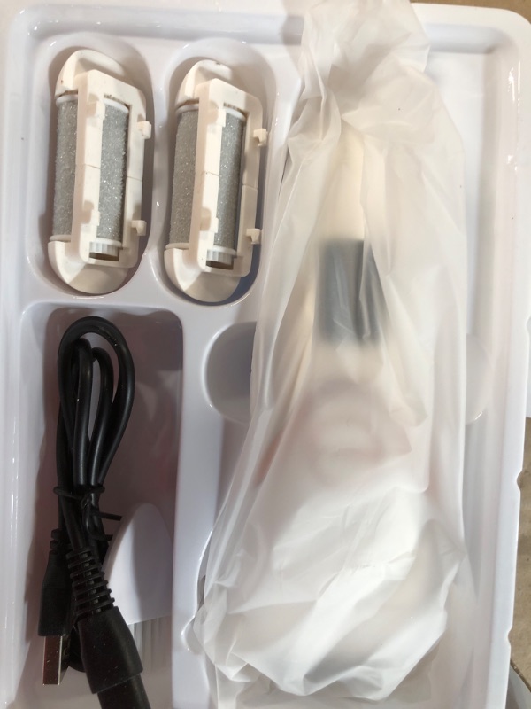 Photo 1 of Electric Foot File Callus Remover for Feet, Rechargeable Pedicure Kit Foot Care 