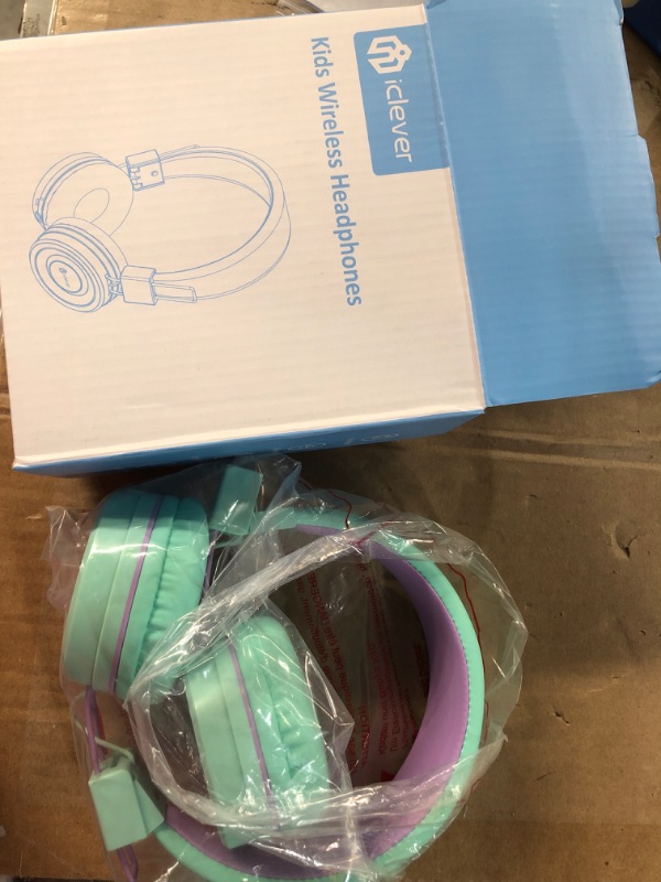 Photo 2 of Kids Bluetooth Headphones, iClever BTH02 Kids Headphones 