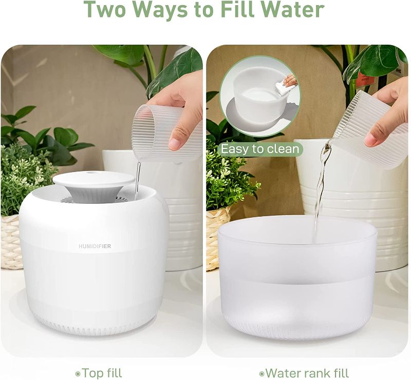 Photo 1 of **see notes** 2.4L Humidifiers for Bedroom (White)