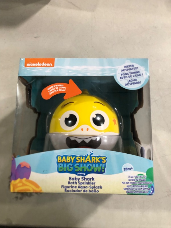 Photo 2 of Baby Shark's Big Show! Bath Sprinkler and Water Toy – Kids Bath Toys