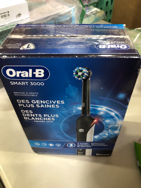 Photo 2 of Oral-B Pro 3000 Smartseries Electric Toothbrush with Bluetooth Connectivity