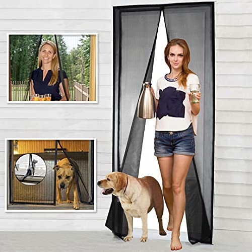 Photo 1 of 4.3 out of 5 stars2,145 Reviews
Magnetic Screen Door Mesh, Heavy Duty Door Screen Magnetic Closure - Reinforced Fiberglass Mesh with Full Frame Hook Loop, Magnet Screen Door Curtain for Front Patio Sliding Doors - Size 34 x 82 Inch