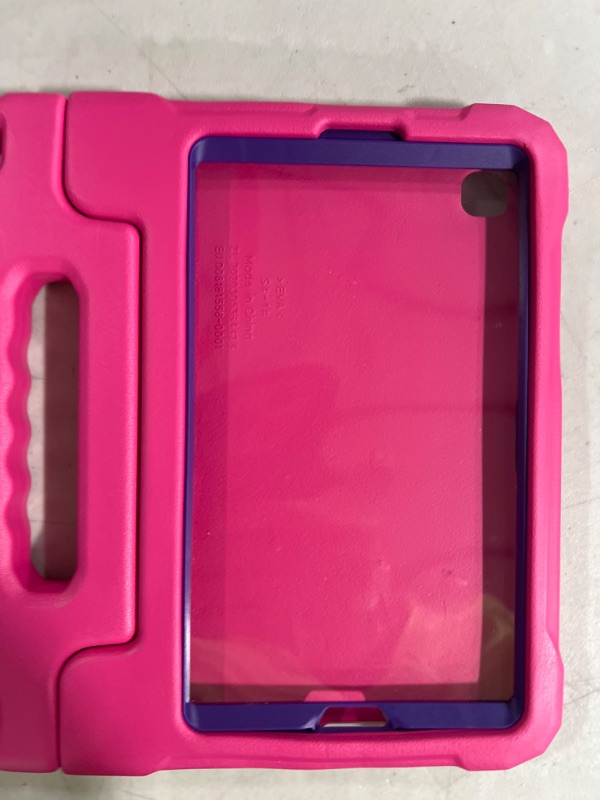 Photo 2 of MAISON Kids Case for Samsung Galaxy Tab A7 lite 8.7-inch 2021 SM-T220/T225/T227, Galaxy Tab A7 Lite 8.7 Case - Shockproof Protection Case with Built-in Screen Protector Stand Tablet Cover (Hot Pink)