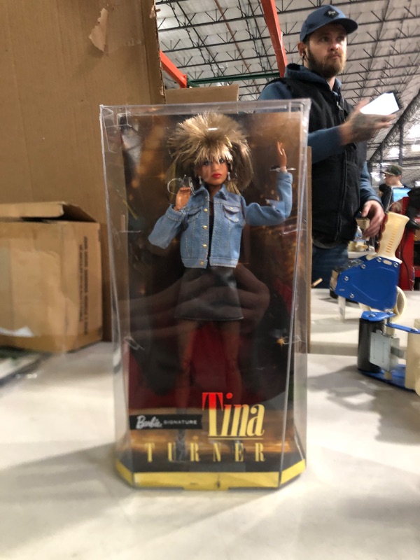 Photo 2 of Barbie Signature Tina Turner Barbie Doll in ‘90s Fashion and Accessories with Microphone Accessory, Gift for Collectors