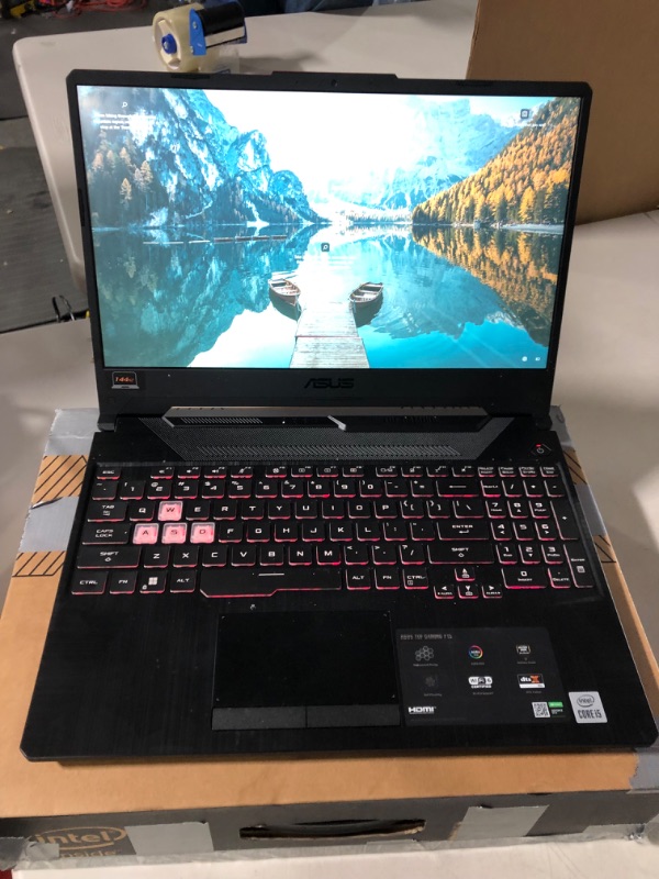 Photo 4 of **SEE NOTES***SUS TUF F15 Gaming Laptop, 15.6" 144Hz FHD IPS-Type Display, Intel Core i5-10300H Processor, GeForce GTX 1650, 8GB DDR4 RAM, 512GB