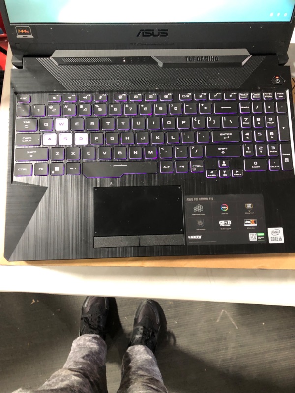 Photo 5 of **SEE NOTES***SUS TUF F15 Gaming Laptop, 15.6" 144Hz FHD IPS-Type Display, Intel Core i5-10300H Processor, GeForce GTX 1650, 8GB DDR4 RAM, 512GB