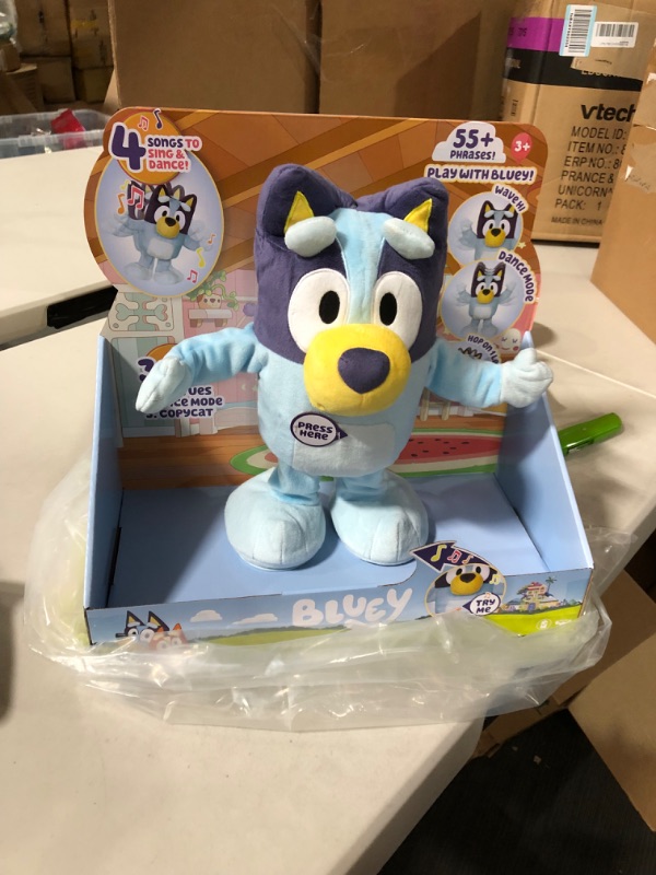 Photo 2 of *NEW** Bluey Dance and Play 14" Animated Plush | Over 55 Phrases and Songs, Multicolor