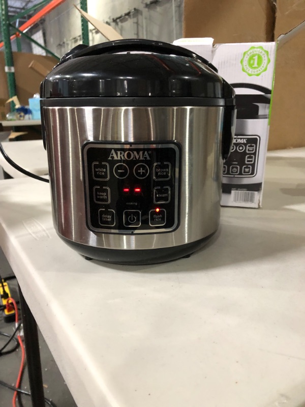 Photo 3 of **SEE NOTES**Aroma Housewares ARC-914SBD Digital Cool-Touch Rice Grain Cooker and Food Steamer
