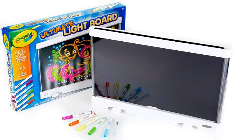 Photo 3 of Crayola Ultimate Light Board, Kids Light-Up Tracing Pad with Washable Markers